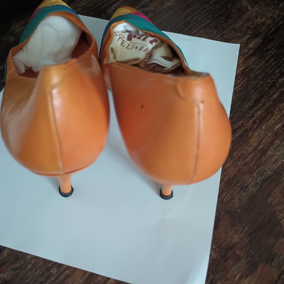 Shoes.1980 leather 3 color shoes - Picture 4 of 8